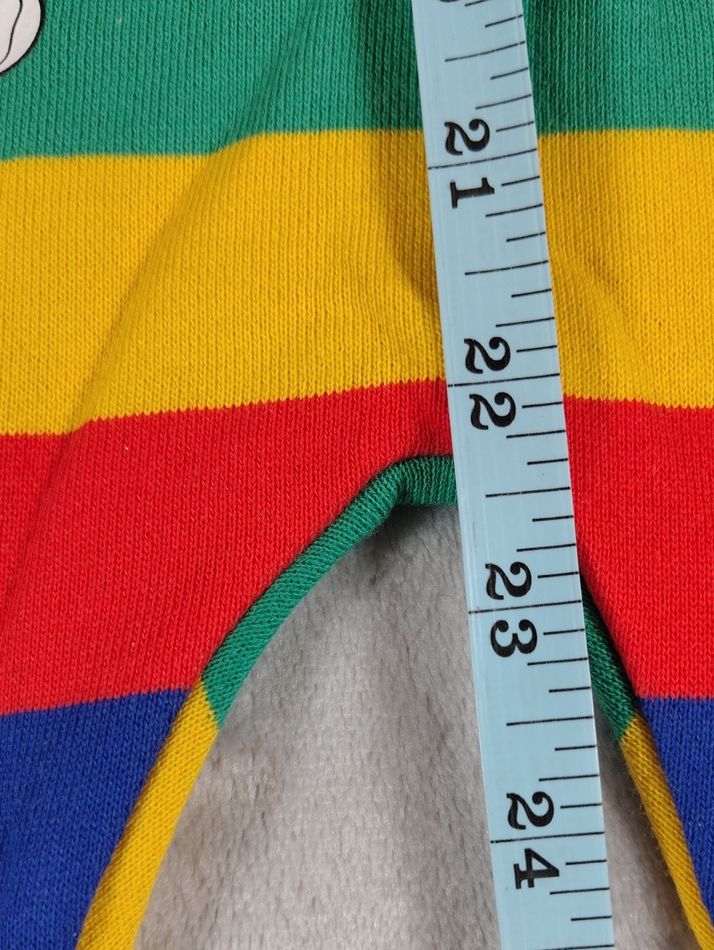 adidas x Disney Multicolor Striped Mickey Mouse Zip Up Jumpsuit Size 4T New - Picture 11 of 13